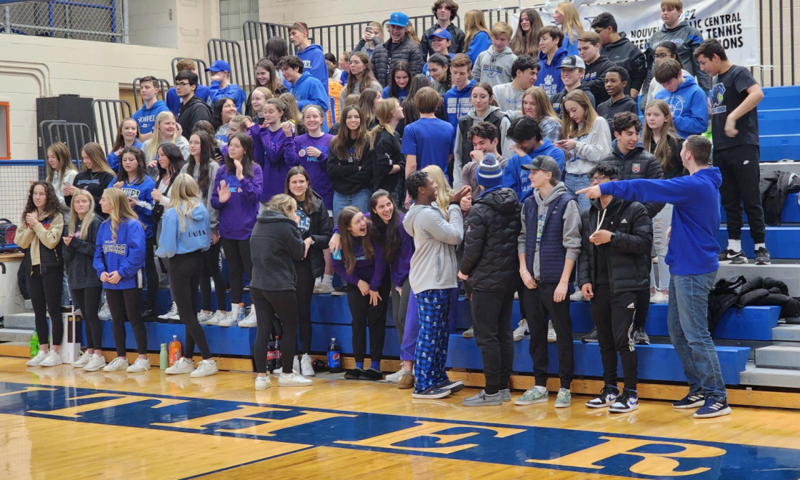 student fan section